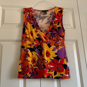 Women’s Sleeveless Floral Shirt by Cable & Gauge
